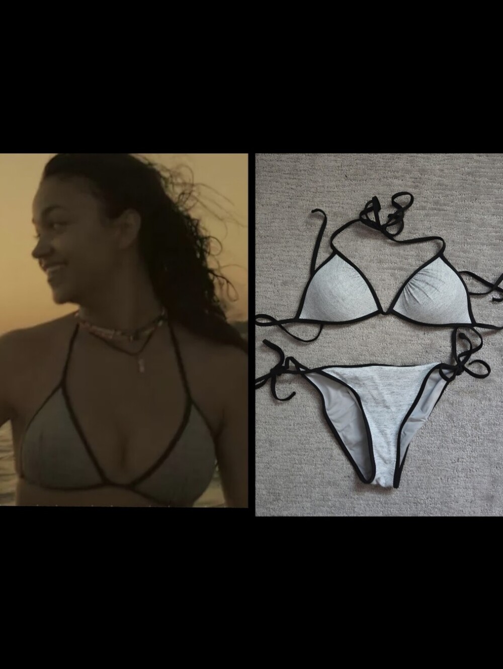 Kiara Carrera Outer Banks H&M Bikini Set Size 6